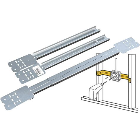 electrical box adjustable bracket|mounting bracket for electrical box.